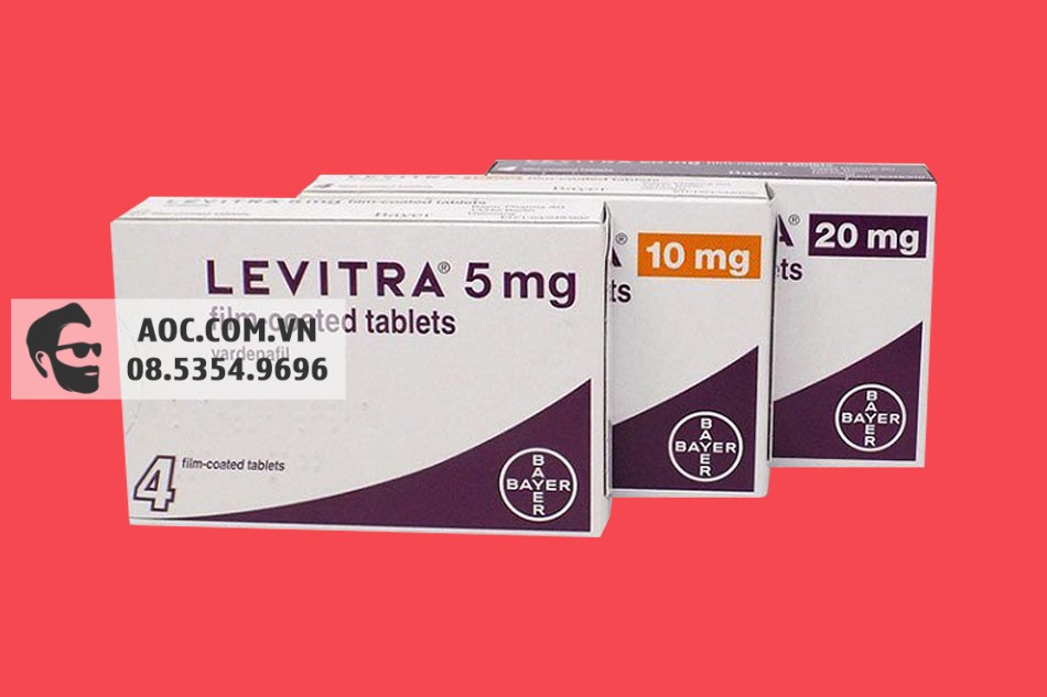 Hình ảnh hộp thuốc Levitra